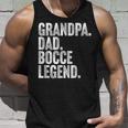 Herren Grandpa Dad Bocce Legend Opa Papa Boccia Legende Tank Top Geschenke für Ihn