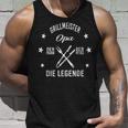 Herren Grillmeister Opa Die Legende V2 Tank Top Geschenke für Ihn