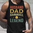 Herren Handball Legende & Vater Retro Unisex TankTop, Perfekt für Spieler Geschenke für Ihn