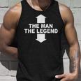 Herren The Man The Legend Lustiges Mann Legende Pfeile Männer Tank Top Geschenke für Ihn