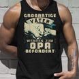 Herren Opa Vatertag Papa Spruch Grossvater Geschenk V2 Tank Top Geschenke für Ihn