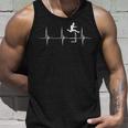 Hurdles Heartbeat Hurdler Pulse Line Track And Field Unisex Tank Top Gifts for Him