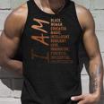 I Am Black Woman Black History Month Educated Black Girl V15 Unisex Tank Top Gifts for Him