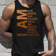 I Am Black Woman Blm Melanin Educated Black History Month V2 Unisex Tank Top Gifts for Him