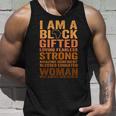 I Am Strong Black Woman Blessed Educated Black History Month Unisex Tank Top Gifts for Him