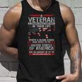 I Am Veteran Ex-Army Served Sacrificed Respect Veteran Unisex Tank Top Gifts for Him