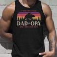 I Have Two Titles Dad And Opa Men Vintage Decor Grandpa V2 Unisex Tank Top Gifts for Him
