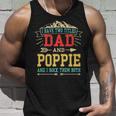 I Have Two Titles Dad And Poppie Funny Fathers Day Top Unisex Tank Top Gifts for Him