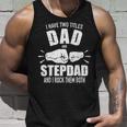 I Have Two Titles Dad And Stepdad And Rock Them Both V3 Unisex Tank Top Gifts for Him
