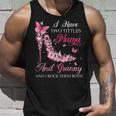 I Have Two Titles Mama Granny High Heel Shoes Mothers Day Unisex Tank Top Gifts for Him