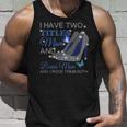 I Have Two Titles Mom And Bonus Mom Mothers Day High Heels Unisex Tank Top Gifts for Him