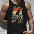 I Just Want To Workout And Hang With My Cat Unisex Tank Top Gifts for Him