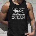 If Found On Land Scuba Diving Funny Diver Gift Men Women Tank Top Graphic Print Unisex Gifts for Him