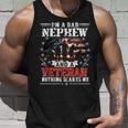 Im A Dad Nephew Veteran Memorial Day Funny Patrioitc Unisex Tank Top Gifts for Him