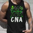 Im A Lucky Cna Nurse Shamrock Top Hat St Patricks Day Unisex Tank Top Gifts for Him