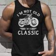 I’M Not Old I’M A Classic Fathers Day  Vintage Motorbike  Unisex Tank Top Gifts for Him