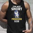 Im Not Short Im Penguin Size Penguins Cute Animal Lover Unisex Tank Top Gifts for Him