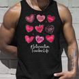 Intervention Teacher Hearts Valentine Valentines Day Quote F Unisex Tank Top Gifts for Him