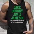 Irish Lucky Green St Patricks Day Founding Fathers Unisex Tank Top Gifts for Him
