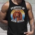 Irish Setter Dog Retro Property Of Unisex Tank Top Gifts for Him
