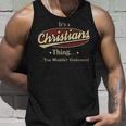 Its A Christians Thing You Wouldnt Understand Personalized Name Gifts With Name Printed Christians Unisex Tank Top Gifts for Him