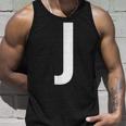 J Buchstabe Zahl Symbol Alphabet Initiale Tank Top Geschenke für Ihn