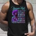 January Queen Beautiful Resilient Strong Powerful Worthy Fearless Stronger Than The Storm Unisex Tank Top Gifts for Him