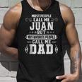 Juan - Name Funny Fathers Day Personalized Men Dad Unisex Tank Top Gifts for Him
