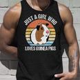 Just A Girl Who Loves Guinea Pigs Vintage Guinea Pig Unisex Tank Top Gifts for Him