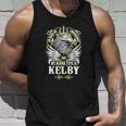 Kelby Name - In Case Of Emergency My Blood Unisex Tank Top Gifts for Him