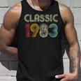 Klassisch 1983 Vintage 40 Geburtstag Geschenk Classic Tank Top Geschenke für Ihn