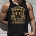 Legenden 1938 Geburtstag Unisex TankTop, 85 Jahre Jubiläum Tee Geschenke für Ihn