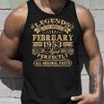 Legenden Februar 1953 Unisex TankTop, 70. Geburtstag Mann Vintage Design Geschenke für Ihn