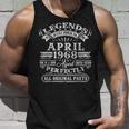 Legenden Wurden Im April 1968 Geschenk 55 Geburtstag Mann V4 Tank Top Geschenke für Ihn