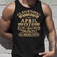 Legenden Wurden Im April 1978 Geschenk 45 Geburtstag Mann V3 Tank Top Geschenke für Ihn