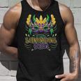 Let The Shenanigans Begin Mardi Gras Masquerade Fat Tuesday Unisex Tank Top Gifts for Him