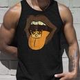 Lips With Tongue Out Black History Month Afro Frican Pride Unisex Tank Top Gifts for Him