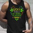 Lucky To Be A 1St Grade Teacher Shamrock St Patricks Day Unisex Tank Top Gifts for Him
