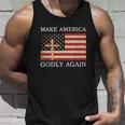 Make America Godly Again American Flag V2 Men Women Tank Top Graphic Print Unisex Gifts for Him
