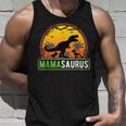 Mamasaurus T-Rex Mama 2 Kinder Dino Mutter Muttertag Tank Top Geschenke für Ihn