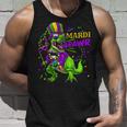 Mardi Gras DabbingRex Dinosaur Mardi Grawr Bead Costume V2 Unisex Tank Top Gifts for Him