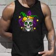 Mardi Gras Skull New Orleans Louisiana Mobile Alabama 2023 Unisex Tank Top Gifts for Him