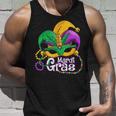 Mardi GrasMardi Gras 2023 Beads Mask Feathers V2 Unisex Tank Top Gifts for Him