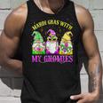 Mardi Gras With My Gnomies 2023 Love Mardi Gras Costume Love Unisex Tank Top Gifts for Him