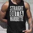 Marquette Straight Outta College University Alumni Unisex Tank Top Gifts for Him