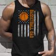 Mens American Flag Vintage Basketball Flag Dad Fathers Day Unisex Tank Top Gifts for Him