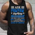Mens Ask Pawpaw Anything Best Dad Coolest Grandpa Father’S Day Unisex Tank Top Gifts for Him