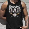 Mens Baseball Dad For Dad Fathers Day Baseball Lovers Unisex Tank Top Gifts for Him