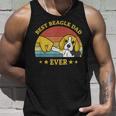 Mens Best Beagle Dad Ever Proud Vintage Beagle Gifts Puppy Lover Unisex Tank Top Gifts for Him