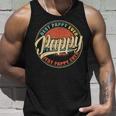 Mens Best Pappy Ever Vintage Retro Funny Gifts Dad Papa Grandpa Unisex Tank Top Gifts for Him